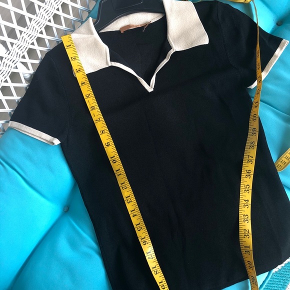 New Beige Collar Top - Picture 4 of 9